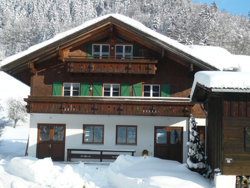 Unser Haus im Winter