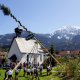 Maibaumaufstellen mit Maibaumfest im Allgäu - Oberallgäu