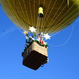 Ballonstart des Heiligen Nikolaus in Sonthofen