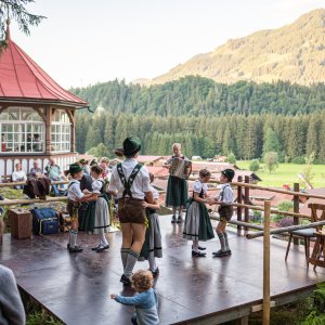 Sommerserenade am Pavillon in Langenwang im Allgäu