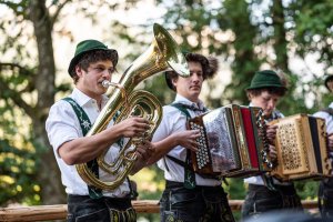 Sommerserenade am Pavillon in Langenwang im Allgäu