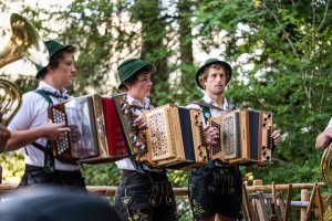 Sommerserenade am Pavillon in Langenwang im Allgäu