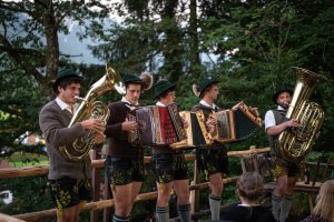 Sommerserenade am Pavillon in Langenwang im Allgäu