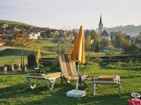 Liegestuhl sommer panorama