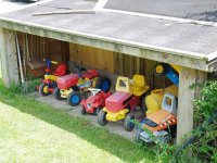 Fuhrpark für die Kinder