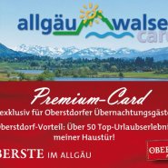 Kostenlose und ermäßigte Leistungen mit Ihrer Allgäu Walser Premium Card
