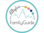 All-FamilyGuide Logo round turquoise mountains