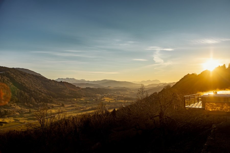 Bergkristall - Mein Resort im Allgaeu Ausblick Sonnenaufgang