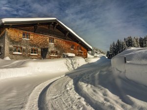 Die Alpe Untere Schwande in Oberjoch nahe des Panoramahotel Oberjoch.