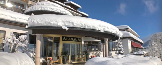 Hotel Allgaeu Sonne Außenansicht Winter
