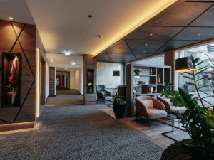 Lounge in der Rosenalp Gesundheitsresort und Spa in Oberstaufen