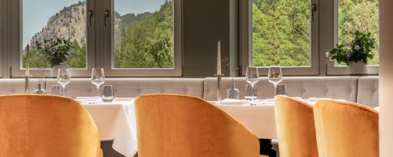 AMERON Neuschwanstein Restaurant Blick Schloss