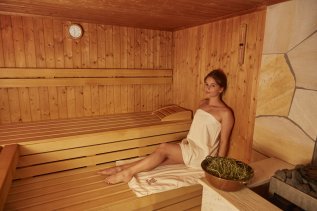 Berghotel Sonnenklause Sauna Wellnessbereich