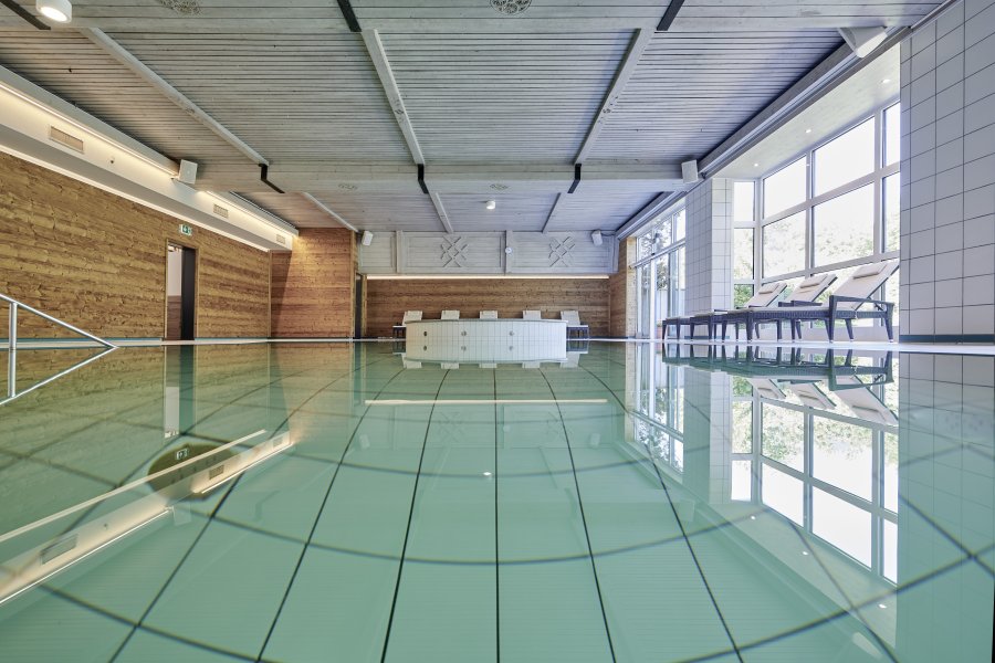 Innenpool im Hotel Bannwaldsees in Halblech