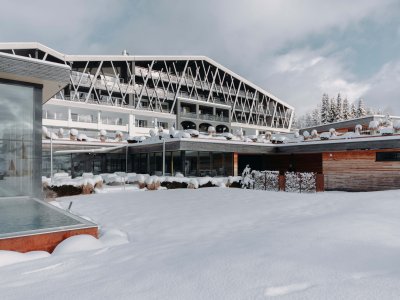 Rosenalp Gesundheitsresort und Spa Außenansicht Winter