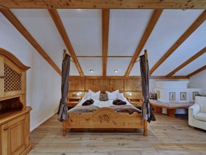 Einblick in eines der Zimmer im DIANA Naturpark Hotel in Oberstaufen