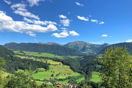 Ausblick auf die Natur rund um das Hotel Allgäu Sonne in Oberstaufen
