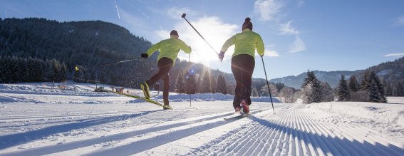 Sonnenalp Resort Freizeitaktivität Langlaufen