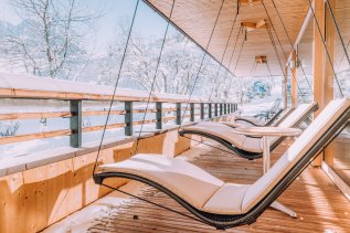 Das Naturhotel Chesa Valisa Haengeliegen Winter