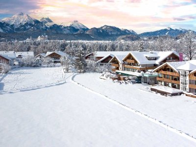 Hotel Das Rübezahl Außenansicht Winter