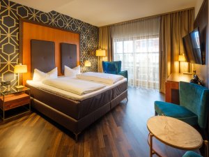 Modernes Zimmer im Hotel Mohren in Oberstdorf