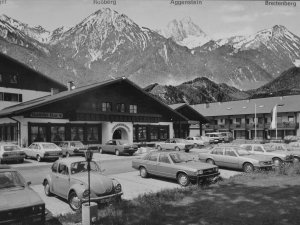 Historisches Bild vom Hotel König Ludwig in Schwangau