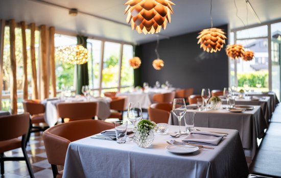 Speisesaal im Freiberg Romantik Hotel in Oberstdorf