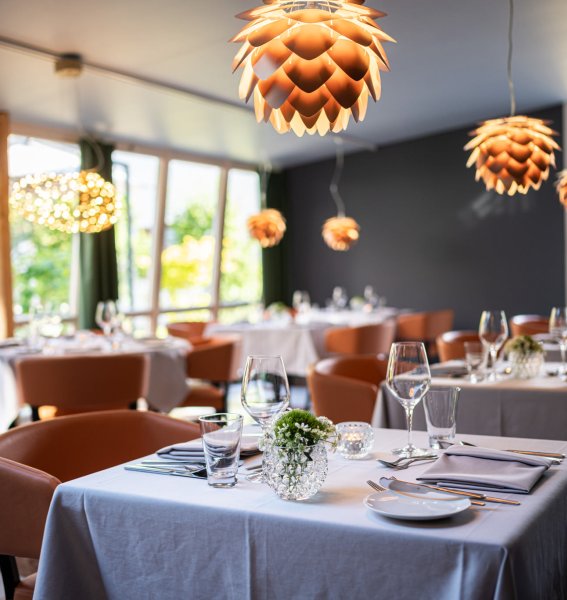Speisesaal im Freiberg Romantik Hotel in Oberstdorf