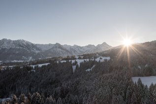 Alpe Dornach Aussicht Winter