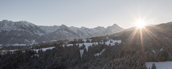Alpe Dornach Aussicht Winter