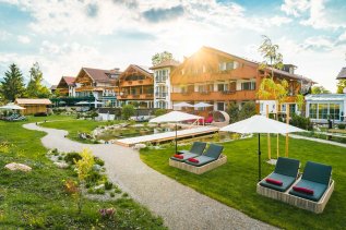 Hotel Das Rübezahl Garten Ausblick