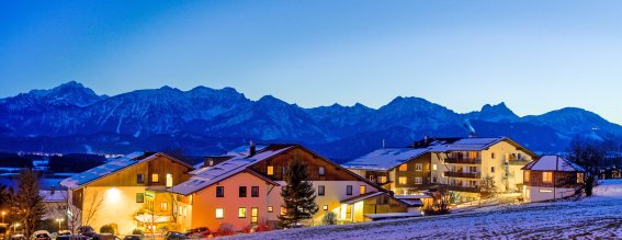 Biohotel Eggensberger Außenansicht Winter