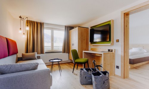 Berghotel Ifenblick Zimmer Einblick in eines der modernen Zimmer im Bio-Berghotel Ifenblick in Balderschwang