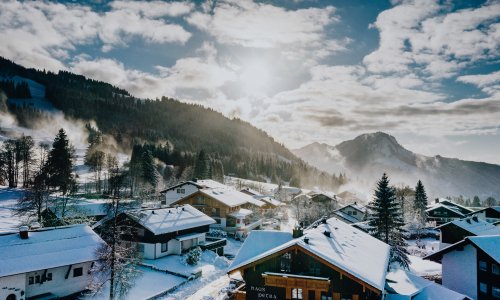 Panoramahotel Oberjoch Aussicht Winter