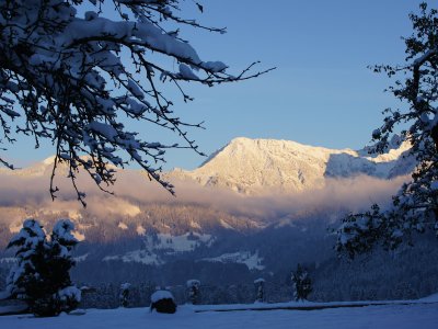 Berwanger Hof Aussicht Winter