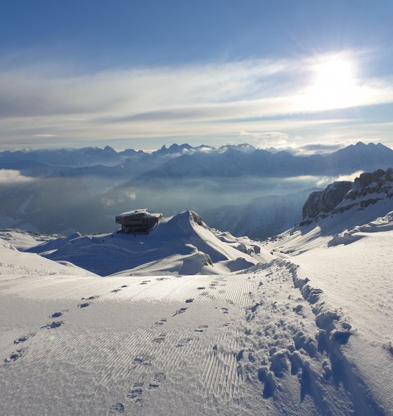 Winterwandern in der direkten Umgebung vom Travel Charme Ifen Hotel im Kleinwalsertal