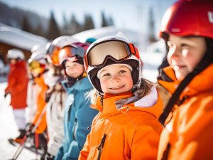 Kinderskikurs für Gäste im MONDI Resort in Oberstaufen