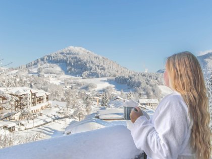MONDI Resort Oberstaufen Aussicht Winter