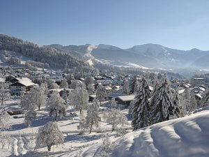 Bild einer Winterlandschaft das vom Hotel Allgäu Sonne in Oberstaufen bereitgestellt wurde