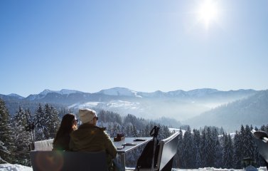 Haubers Naturresort Aussicht Winter