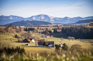 Bild von der Umgebung rund um das Ellgass Allgäu Hotel in Argenbühl.