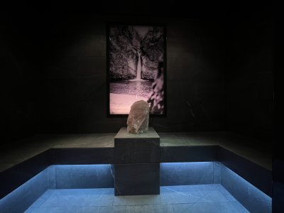 Hotel Restaurant Adler Sauna Einblick in eine der Saunen im Hotel Restaurant Adler in Oberstaufen