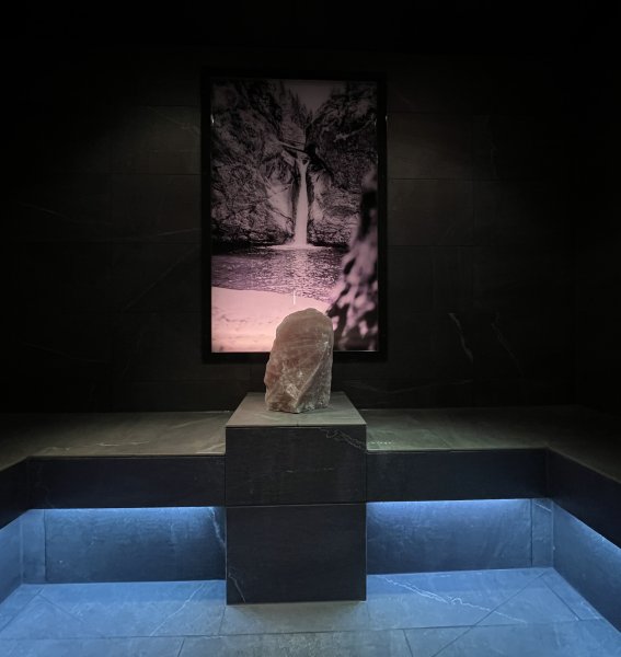 Hotel Restaurant Adler Sauna Einblick in eine der Saunen im Hotel Restaurant Adler in Oberstaufen