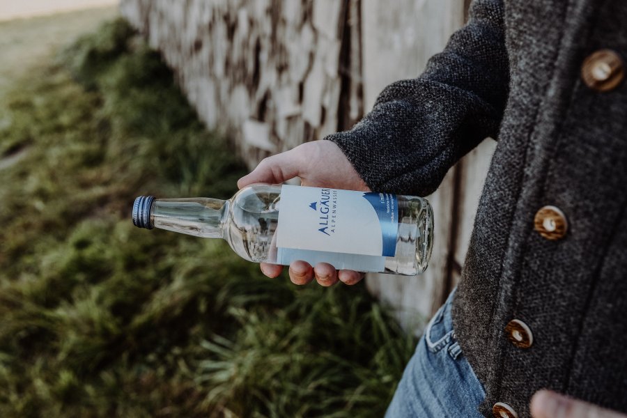 Allgäuer Alpenwasser Wasserflasche