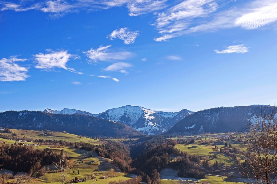 Hotel Allgäu Sonne Ausblick Berge