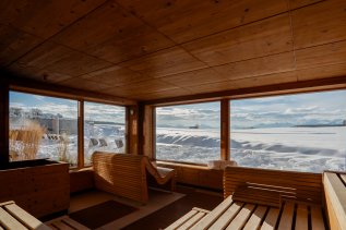 Das Weitblick Allgäu Sauna Winter