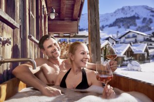 Alpin Chalets Whirlpool Winter