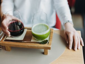 Frisch gepresste Säfte in der Rosenalp Gesundheitsresort und Spa in Oberstaufen