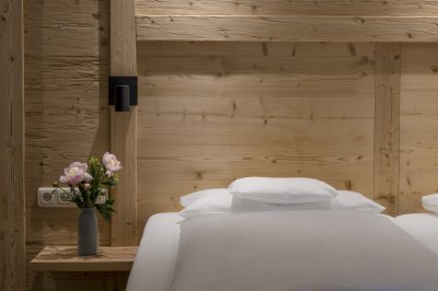 Einblick in ein Zimmer im Hotel Prinz-Luitpold-Bad in Bad Hindelang.