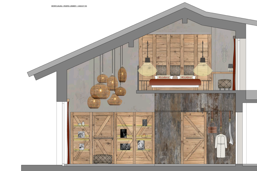 Vorschaubild des neuen HofgutLofts im Sonnenalp Resort.